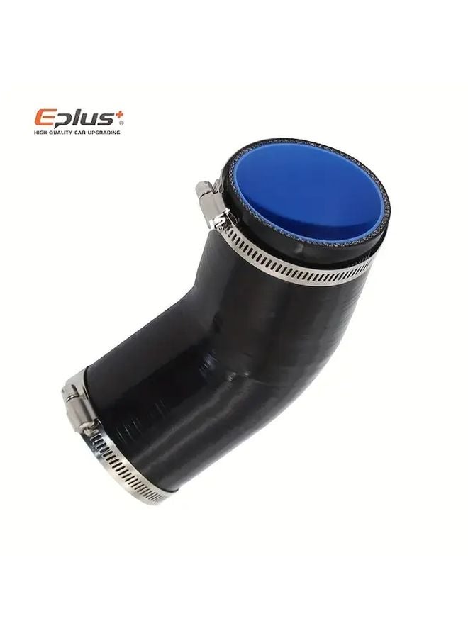EPlus 45 درجة كوع سيليكون خرطوم أسود 1 18 بوصة مقاومة للحرارة العالية توربو شاحن أنبوب المبرد - Image 2